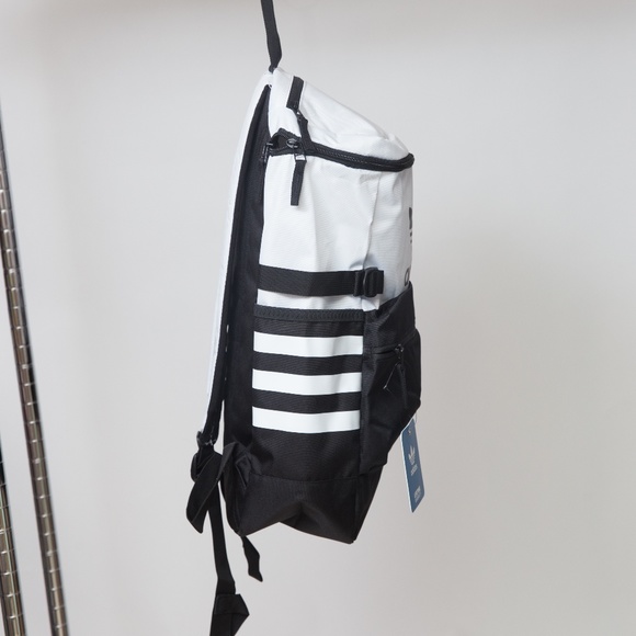 Adidas Trefoil Backpack White - Picture 2 of 8